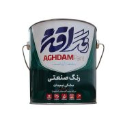 رنگ صنعتی مشکی نیم مات رنگ اقدم